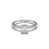 TRANQUIL - Oval 4 Prongs Setting Classic Micro Band