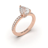 SERENE - Pear Setting Classic Band - 3 prongs