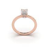 LUMINOUS - Emerald 4 Prongs Smooth Classic Band