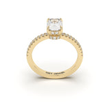 DELICATE - Oval 4 Prongs Setting Classic Micro Band
