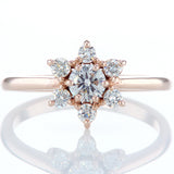 Star Of David Ring 0.66 Carat