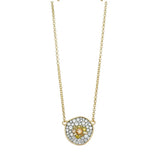 1.15CT Sun Burst Pebble Diamond Necklace