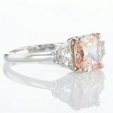 Fancy Pink Ring 3.61 Carat Lab Eco Diamond