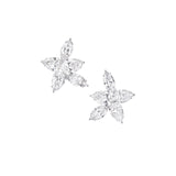 Pear & Marquise Studs Earrings