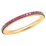 GEMS Half Eternity Ring- Real Natural Gems