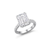 5ct Emerald Cut Engagement Ring