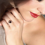 Classic Champagne Yellow Natural Raw Ring