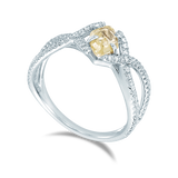 Unity Natural Lemon - Natural Yellow Raw Ring