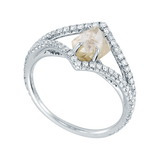 Victorian Natural Champagne - Yellow Natural Raw Ring