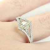 Victorian Natural Champagne - Yellow Natural Raw Ring
