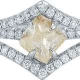 Victorian Natural Champagne - Yellow Natural Raw Ring