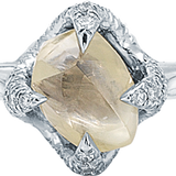 Signature Natural Champagne - Yellow Raw Ring