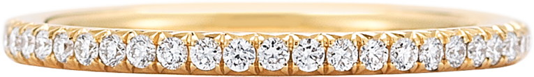 18K DITR Infinity Eternity Ring - TOP Quality Real Natural Diamonds