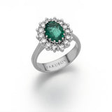 3.0 Carats Dianna Classic Engagement Ring - Real Natural Diamonds & Gems