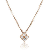 Modern Rhombus - Design Pendant- Real Natural Diamonds