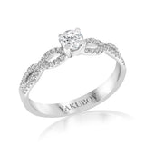 Small Infinity Ring- Natural or Lab Diamonds