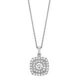 Lovely Queen - Settings Design Pendant- Real Natural Diamonds