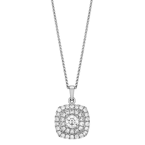 Lovely Queen - Settings Design Pendant- Real Natural Diamonds