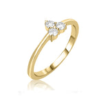 Tripel Dots - Designs Ring- Real Natural Diamonds