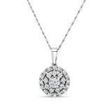 Mosaic - Settings Design Pendant- Real Natural Diamonds