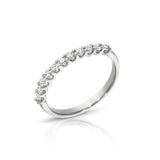 The "Milestones" Half Eternity Natural Diamonds Ring