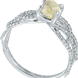 Vine Lemon - Natural Yellow Raw Ring