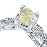 Vine Lemon - Natural Yellow Raw Ring