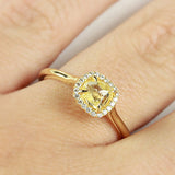 Grace Lemon - Yellow Natural Raw Ring