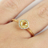 Grace Lemon - Yellow Natural Raw Ring