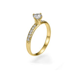 Anat - Twisted Head Solitaire Ring 0.50 - 1.20 Carat