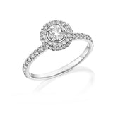 Circle Of Life -  Settings Design Ring- Real Natural Diamonds