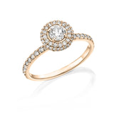Circle Of Life -  Settings Design Ring- Real Natural Diamonds
