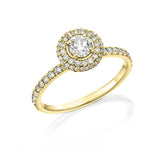 Circle Of Life -  Settings Design Ring- Real Natural Diamonds
