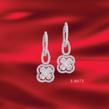 Flower's Desire Earrings - Various Diamond Combinations - Real Diamonds