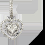 Heart Delights Earrings - Various Diamond Combinations - Real Diamonds