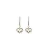 True Love Earrings - Various Diamond Combinations - Real Diamonds