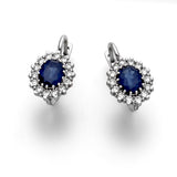 5Carats Dianna Beauty Halo Eternity Earrings - Real Natural Diamonds & Gems