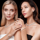 24.68ct Pear Shape Diamond Bracelet