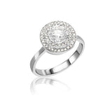 Annabel - Double Halo Solitaire Ring