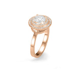 Annabel - Double Halo Solitaire Ring