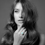 GEMS Half Eternity Ring- Real Natural Gems