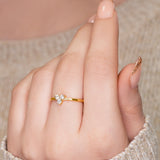 Tripel Dots - Designs Ring- Real Natural Diamonds