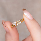Tripel Dots - Designs Ring- Real Natural Diamonds