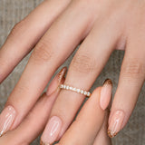 The "Milestones" Half Eternity Natural Diamonds Ring