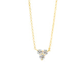 Triple Dots - Design Pendant- Real Natural Diamonds