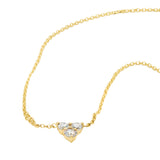 Triple Dots - Design Pendant- Real Natural Diamonds