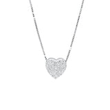 Beating Heart - LOVE Pendant- Real Natural Diamonds