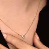 Triple Dots - Design Pendant- Real Natural Diamonds