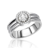 Multi Pave Of Adi - Solitaire Ring- 0.50 - 1.00 Carat