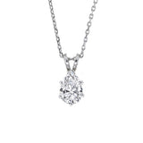 Pear Shape Jewelry Set - Earrings & Pendant